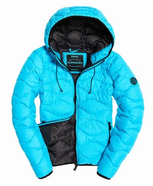 Superdry Astrae Quilt Padded Női Kabát Világos Türkiz | HTXVK9501